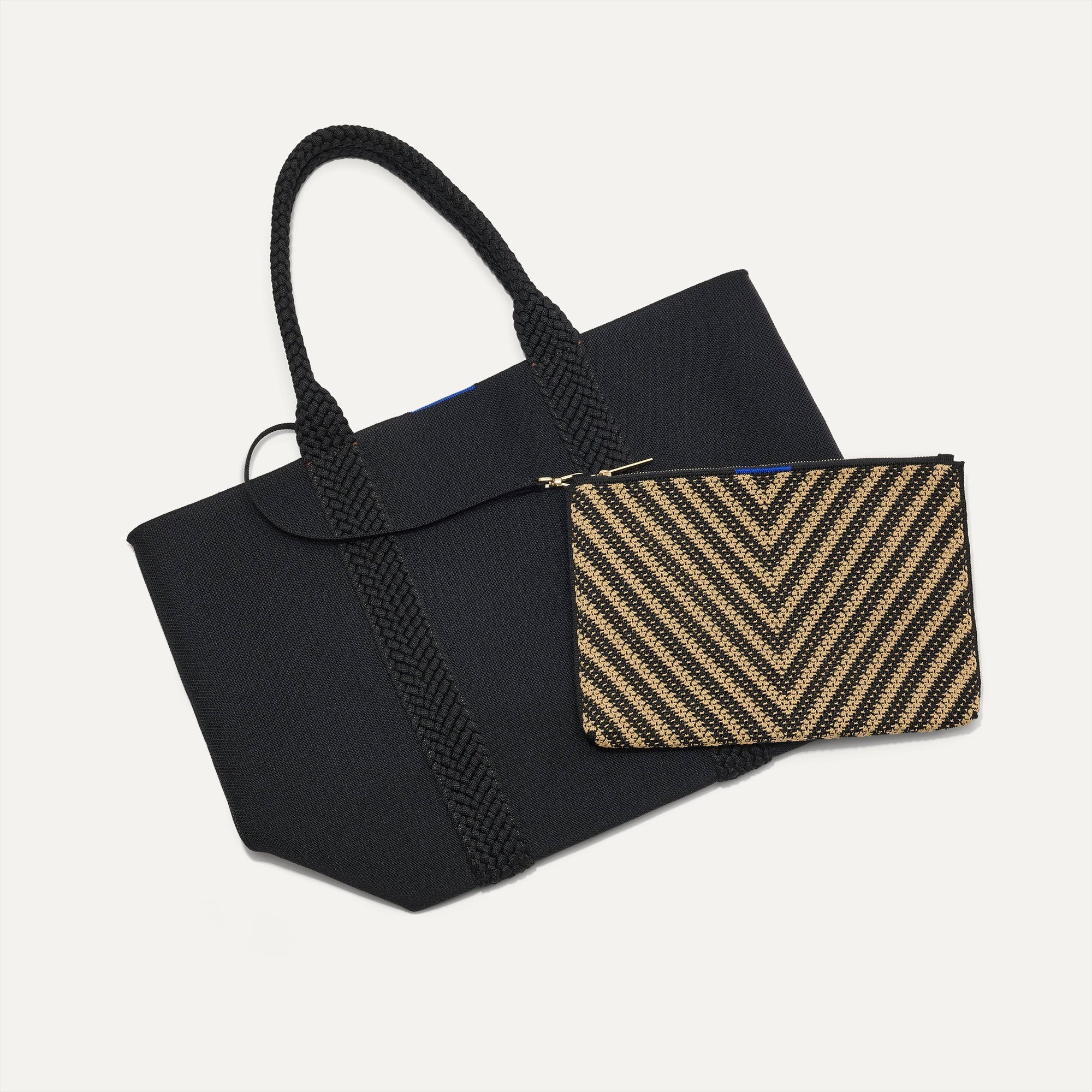 The Convertible Clutch - Toffee Chevron