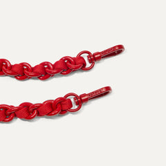 The Crossbody Strap - Scarlet Chain-Knit